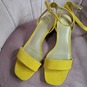Yellow sandals